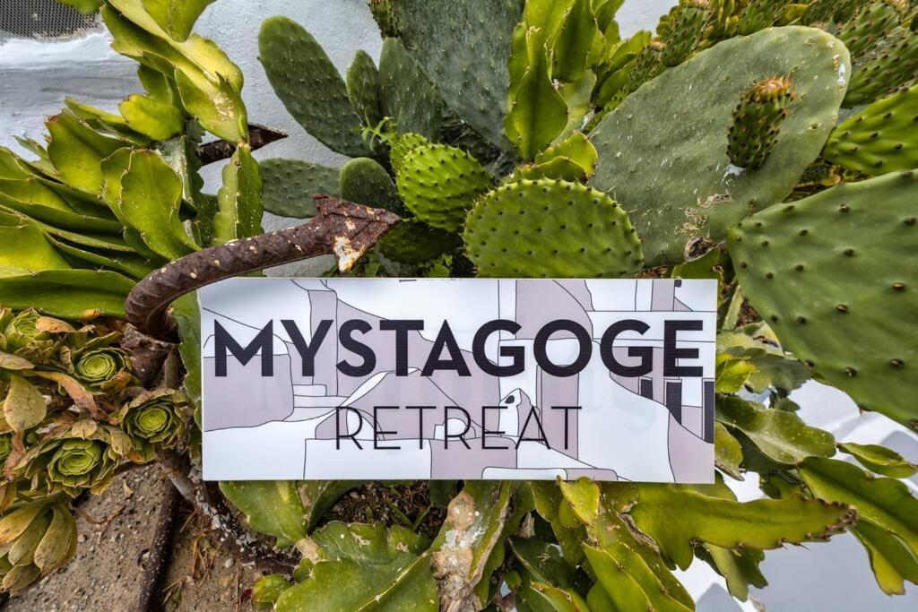 Mystagoge Retreat With Subterranean Pool/Jacuzzi Villa Vóthon Eksteriør bilde